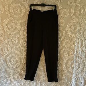 Habitat Express Black Color Rouch Ankle Pants Pockets